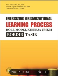 Energizing Organizational Learning Process Role Model Kinerja UMKM Bordir Tasik